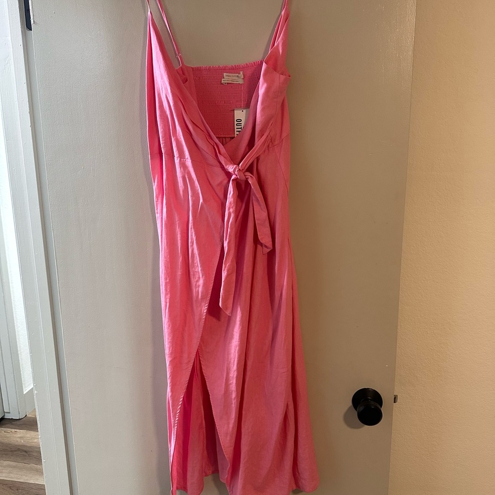 Urban Outfitters Pink Wrap Sundress